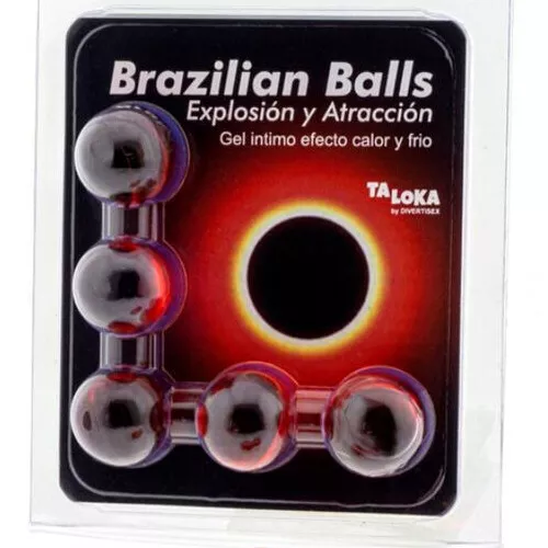 BRAZILIAN BALLS EXPLOSION Erotic Massage OIL Quality Melting Flavours Hot Cold