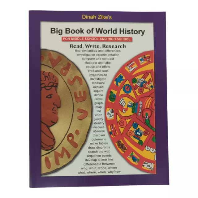 *NEW* Big Book of World History Middle & High School, Zike, Homeschool Teacher