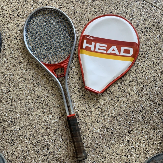 Raquette De Tennis Vintage HEAD Edgewood - AMF, Avec Housse, Fabriquée En Autriche
