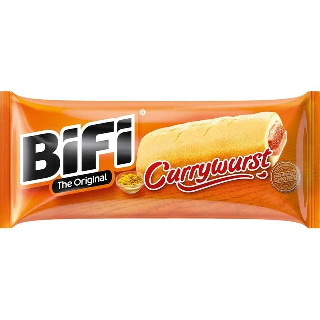 Snack salsiccia BiFi salsiccia al curry salame carne salsa al curry 20x 50g NUOVO MHD 15/11/23