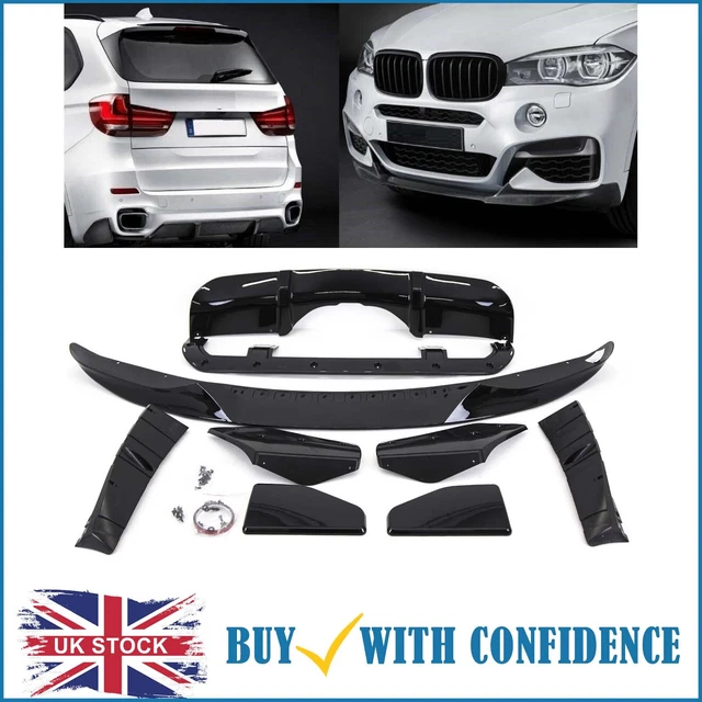 2pc Front Grill Grille Gloss Black Suitable for BMW E70 X5 E71 X6 2007
