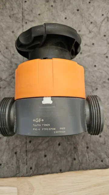 georg fischer gf+ 1" Diaphram Valve. Type 514 1" DN25 PVC-U PTFE/EPDM PN10