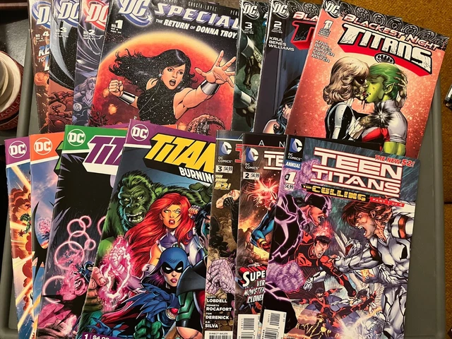 Teen Titans Assortment 36 issues - Mini Series Annuals Specials DC Lot Comics
