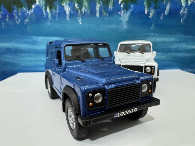Land Rover Defender Car Model LAND ROVER DEFENDER PERSONALIZED NAME 1/36 scale model car, car model ...