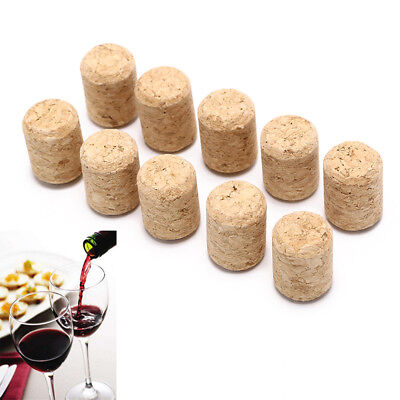 10 piezas/lote de tapones de botella recta de madera de corchos de vino tapón de botella de vino^XI