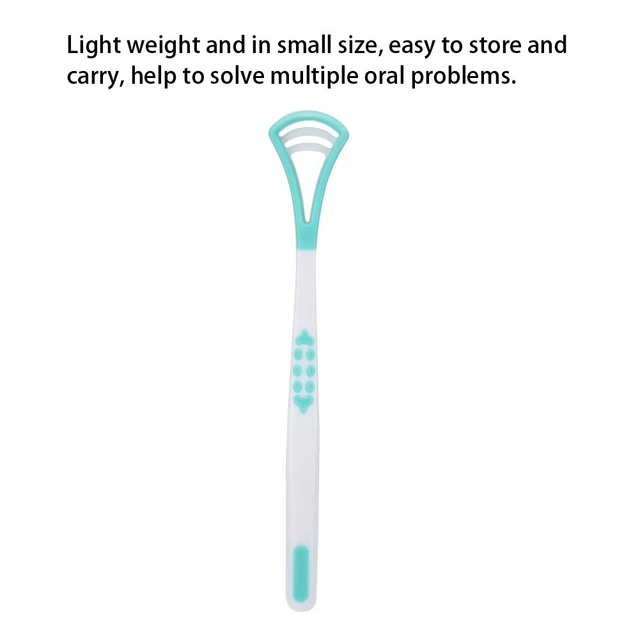 Tongue Scraper Batteri Dirt Bad Breath Removal Coated Tongue Brush Cleaner Strum