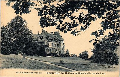 CPA/DEP 78/environs de MEULAN ECUEVILLY CHÂTEAU 