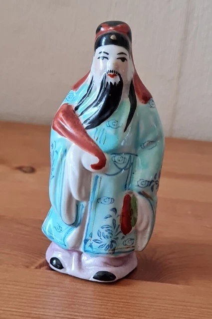 Vintage Chinese Immortal Wise Man Figurine