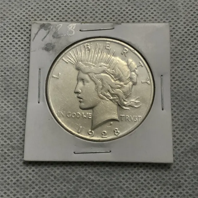 1928 s Silver Peace Dollar 90% silver.