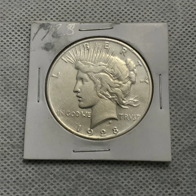1928 s Silver Peace Dollar 90% silver.