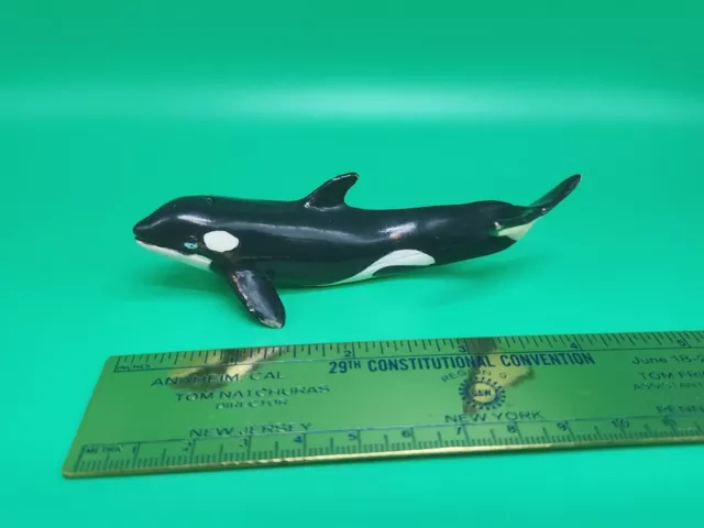 Safari Ltd. 1991 Monterey Bay Aquarium Orca Killer Whale Calf Baby Toy Figure