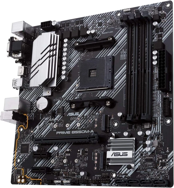 ASUS PRIME B550M-A, Amd Am4, Matx, 128Gb Ddr4, 4Dimm, D-Sub, Dvi-D ...