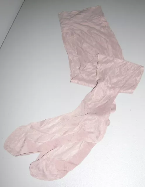 Vintage outsize 11 X 34" long seamed nylon stockings full fashion Blush