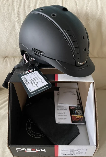 Casco Reithelm MISTRALL 2 schwarz Gr. S-M 55-57 cm
