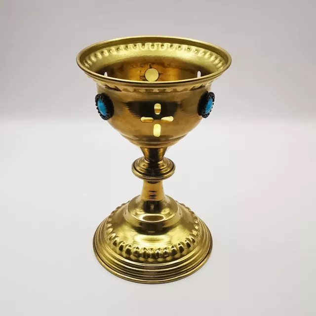 USSR 80's Vintage Church Bowl with Jewelry Bronze, Brass 89g