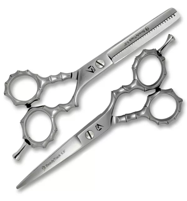 PROFESSIONAL Hairdressing SCISSORS SET 5.5" Barber Hair Cutting Thinning Shears