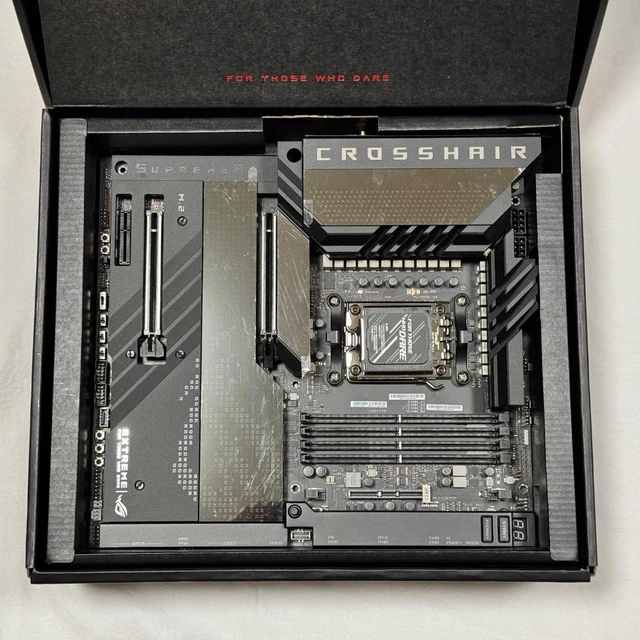 ASUS ROG CROSSHAIR X670E Extreme AM5 High-End Motherboard Tested £920. ...