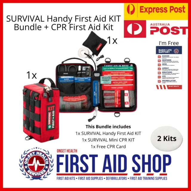 Survival HANDY First Aid KIT  - First Aid Supplies