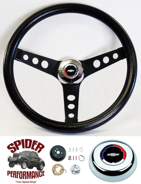 1953-1954 Bel Air 210 150 steering wheel CLASSIC BOWTIE 13 1/2" CLASSIC BLACK