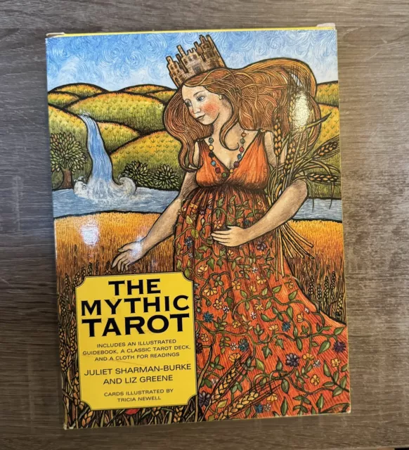 The Mythic Tarot Rare Vintage Set - New W/card Deck, Cloth, Guidebook, Box