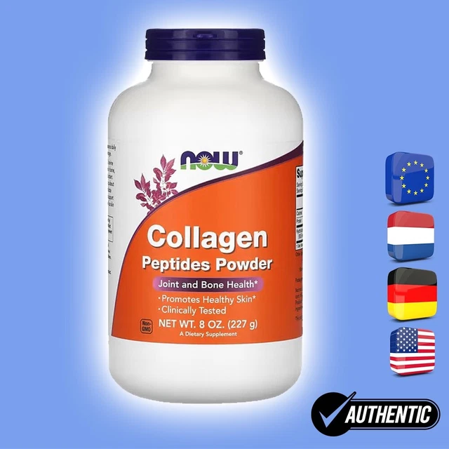 Poudre De Collagène Now Foods - Pot De 227 Grammes - Neuf