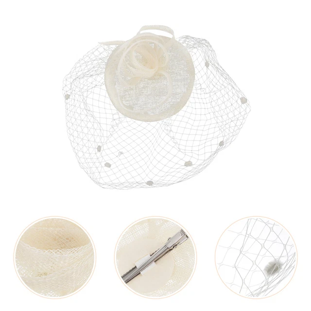 Copricapo cappello da sposa per le donne fascino contenitore per pillole decorazione matrimonio