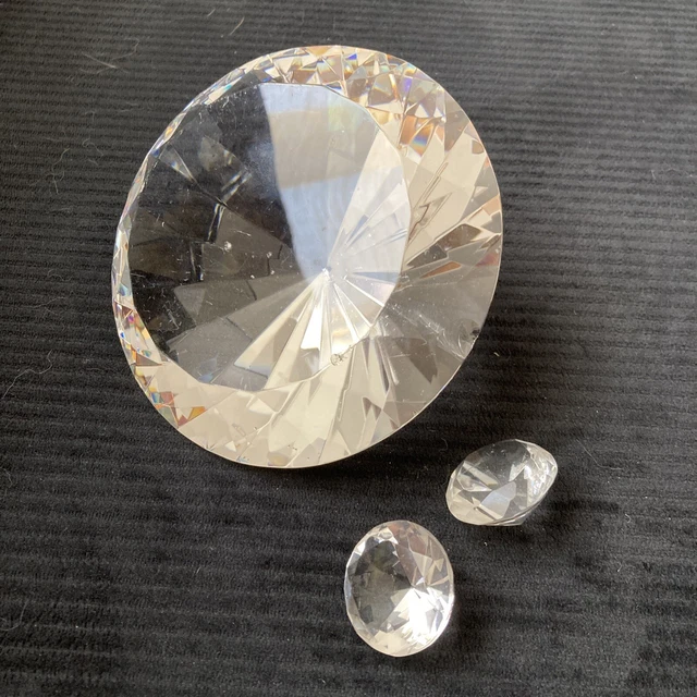 ORIGINAL !! ANCIEN presse papier cristal et poudre d Or.... EUR 99,90