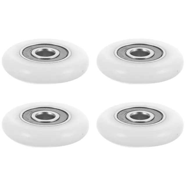 4 Pcs Molette Métal Coureurs De Porte Douche Rouleaux Salle Bain Marcheur