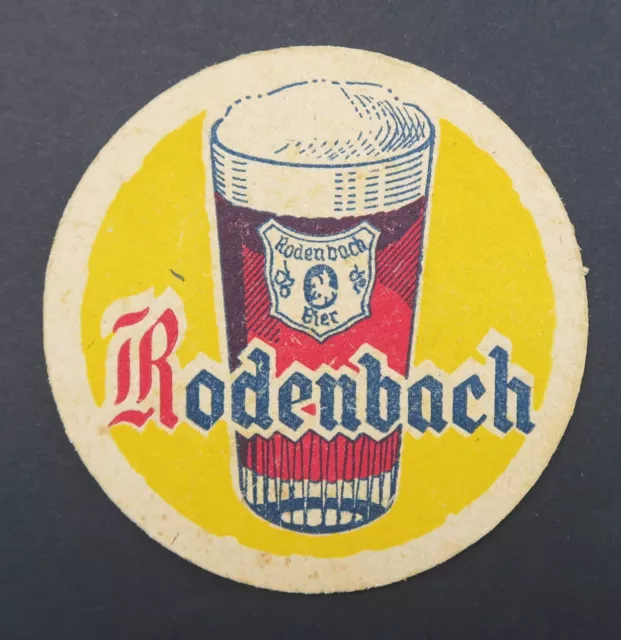 Ancien sous-bock bière RODENBACH coaster Bierdeckel 9