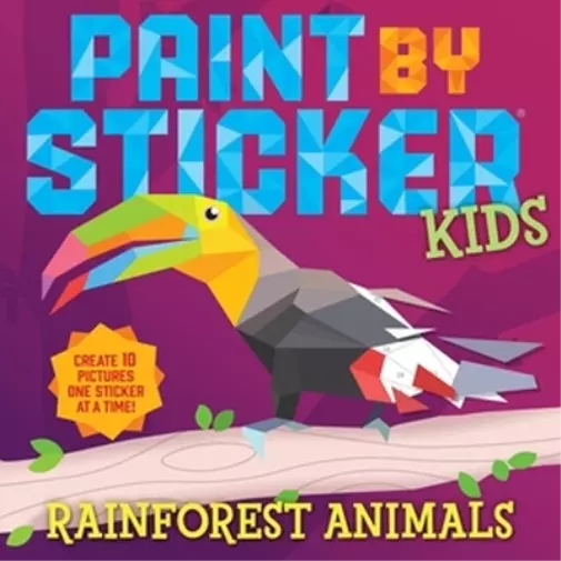 Workman Publish Paint by Sticker Kids: Rainforest A (Poche) (PRESALE 2024-04-04)