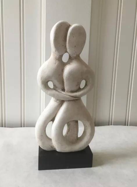 Cycladic Art, Lovers Statue Hand Sculpted, Pre-Minoan Artifact Ancient Greek Art