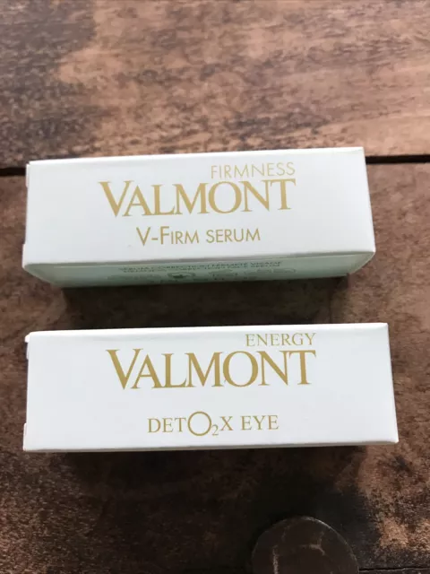 Valmont V-Firm Serum + Detox Eye Cream je 3ml NEU Originalverpackung