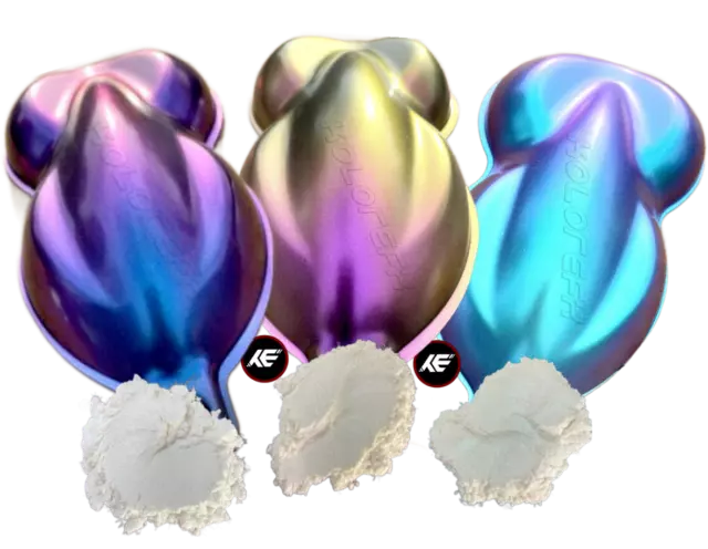 KOLOREFX ColorShift Pearl Pigment Paint Clear Chameleon Plastidip Resin Art Clay