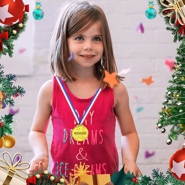 Aniparty 50 Stück Medaillen für Kinder Gewinner Kunststoffmedaillen Kinder Party Spiel - 5