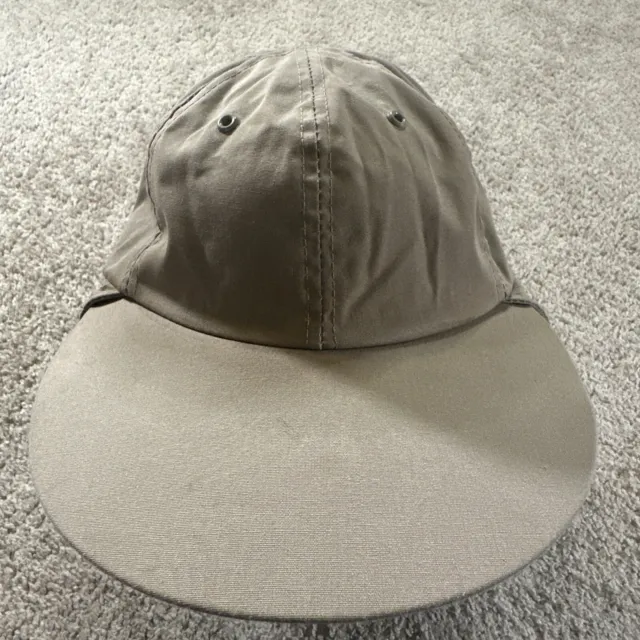 VTG COLUMBIA HAT Cap Adult Brown Large Long Bill Neck Cover Fly FIshing  Outdoors $19.99 - PicClick