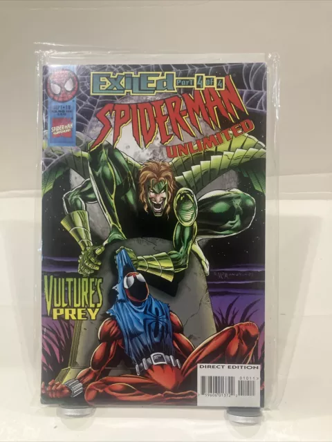 Spider-Man Unlimited #10 Sept 1995 Marvel Comics Exiled Part 4 of 4 Vulture