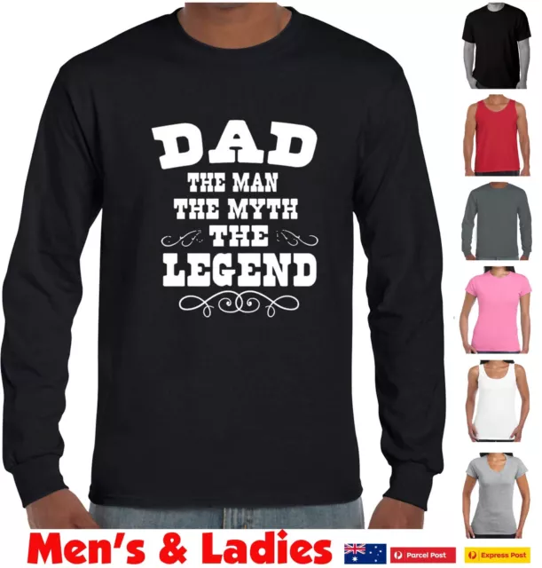 Dad The man the myth the legend Funny Fathers day T-shirts father t shirt tee's