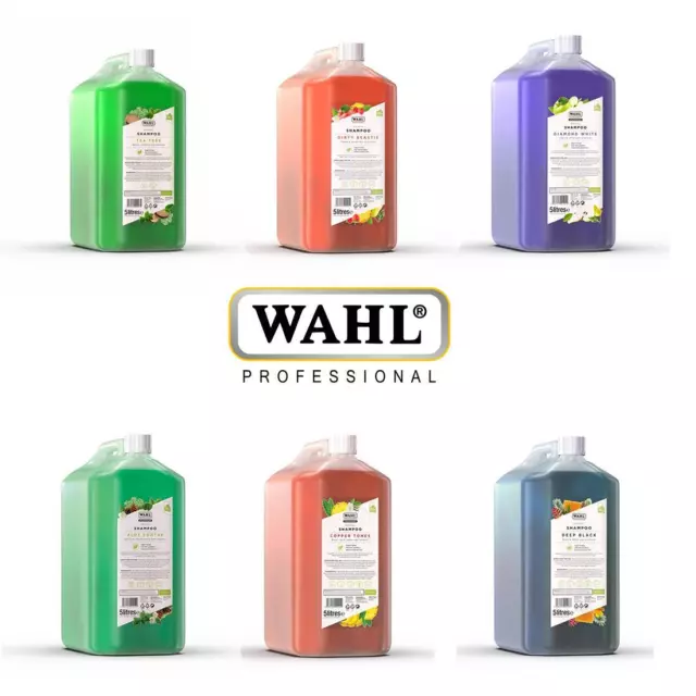 Wahl 5 Litre Dog Shampoo & Conditioner Professional Grooming Animal Pet 5L