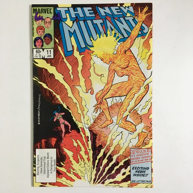 The New Mutants #11 VF/NM 1984 Marvel Comics Series 1st Print Comic Book