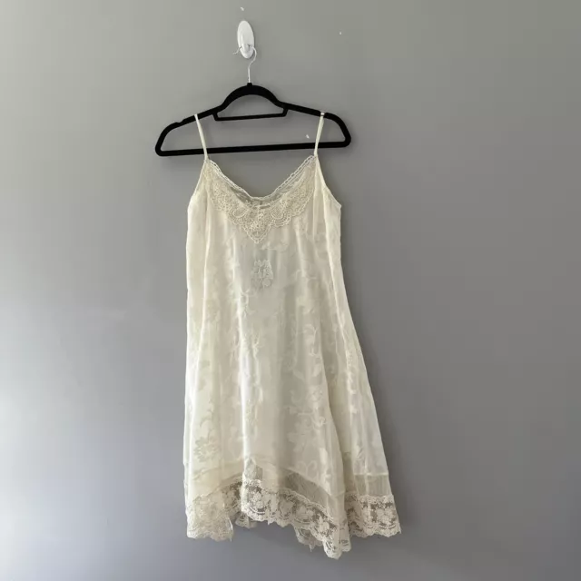NWT Anthropologie - E by Eloise white v neck dress lace sleeveless size XS