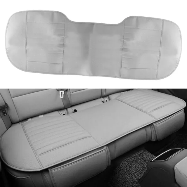 Gray Universal Rear Back Car Seat Cover Protector Mat Pad Chair Cushion New