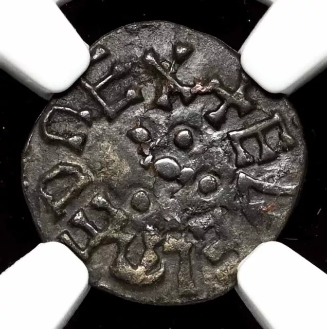 ANGLO-SAXON, Northumbria. Aethelred II, AD 843-850. AE Styca, S-865, NGC AU50