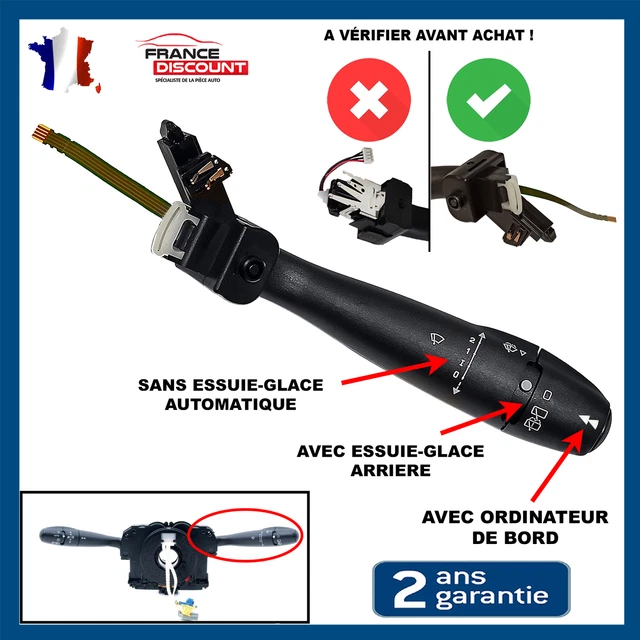 Commodo d'essui Glace de Com2000 pour C5 Xsara Picasso 206 307 406 806 Comodo