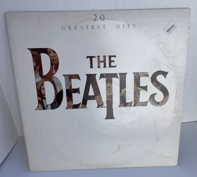 The Beatles 20 Greatest Hits Vinyl LP Compilation 1982 Capitol Records SV-12245