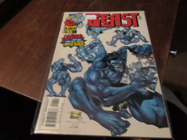 The Beast #1 2 3 Marvel X-Men 1997 Comic Book Set 1-3 Complete Mini Series