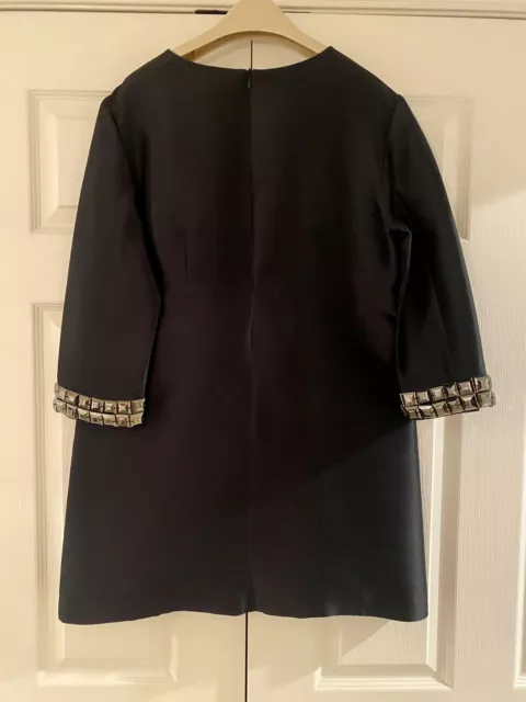 Burberry Women’s US Size 10 Black Silk Blend Dress 2