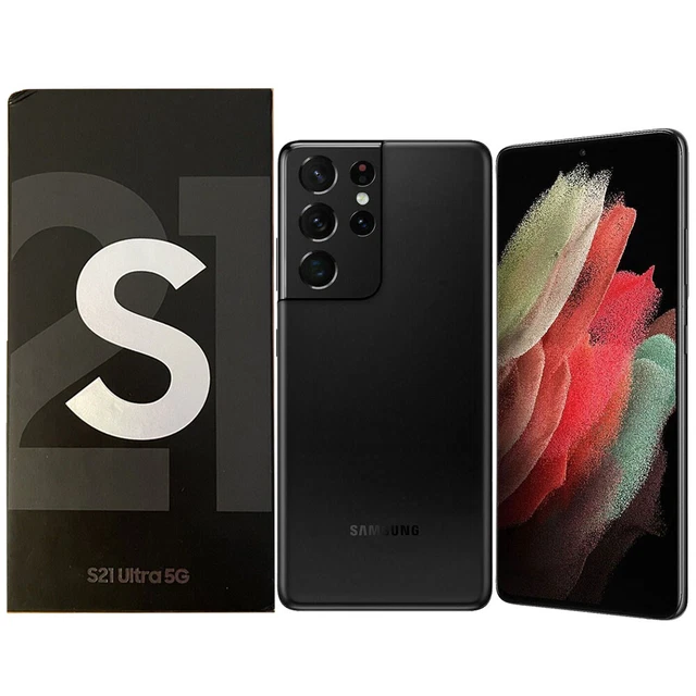 NEW SAMSUNG GALAXY S21 Ultra 5G SMG998U 128GB Unlocked AT&T Verizon ALL CARRIER EUR 356,78