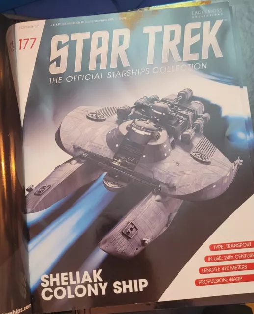 Star Trek Eaglemoss Issue 177 Sheliak & Magazine