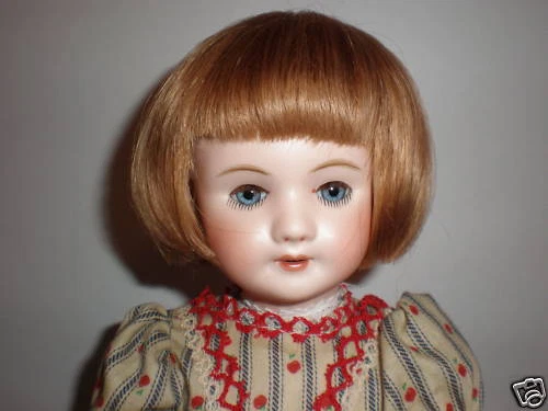 PERRUQUE 100% cheveux naturels T1 (18 cm) pour POUPÉE