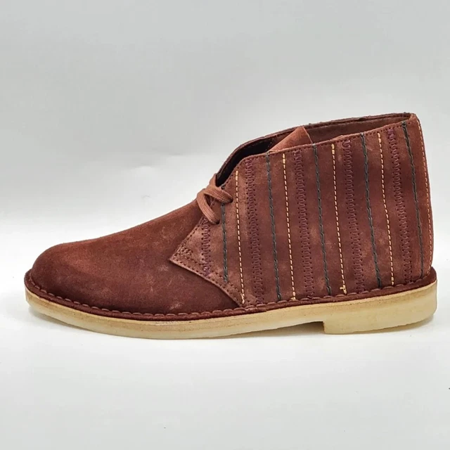 Clarks Originals Desert Boot – Stivali Uomo In Pelle Scamosciata Marrone, Altezza Caviglia, 44.5 EU